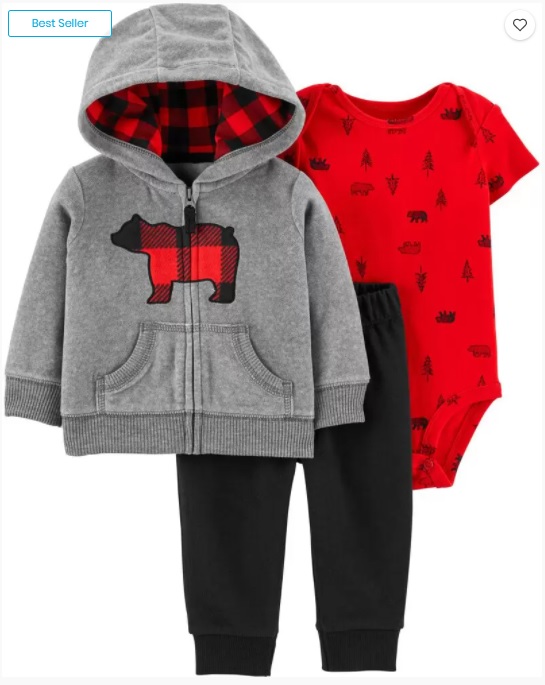 3-Piece Bear Little Jacket Set